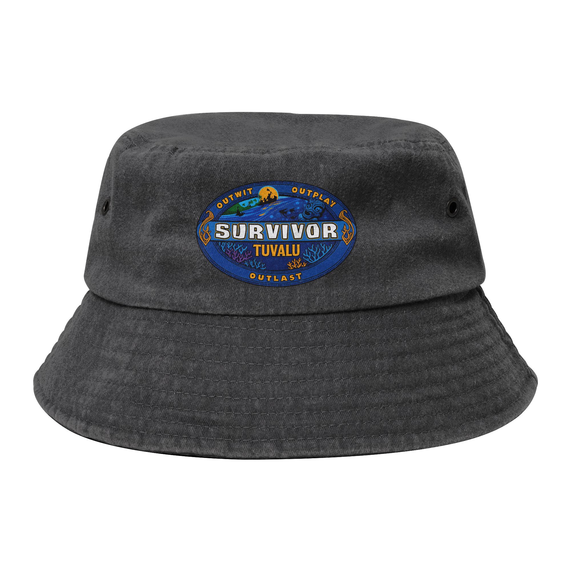 Outdoor Adventure And Travel Show - Chapeau Bob Unisexe en Coton Vieilli