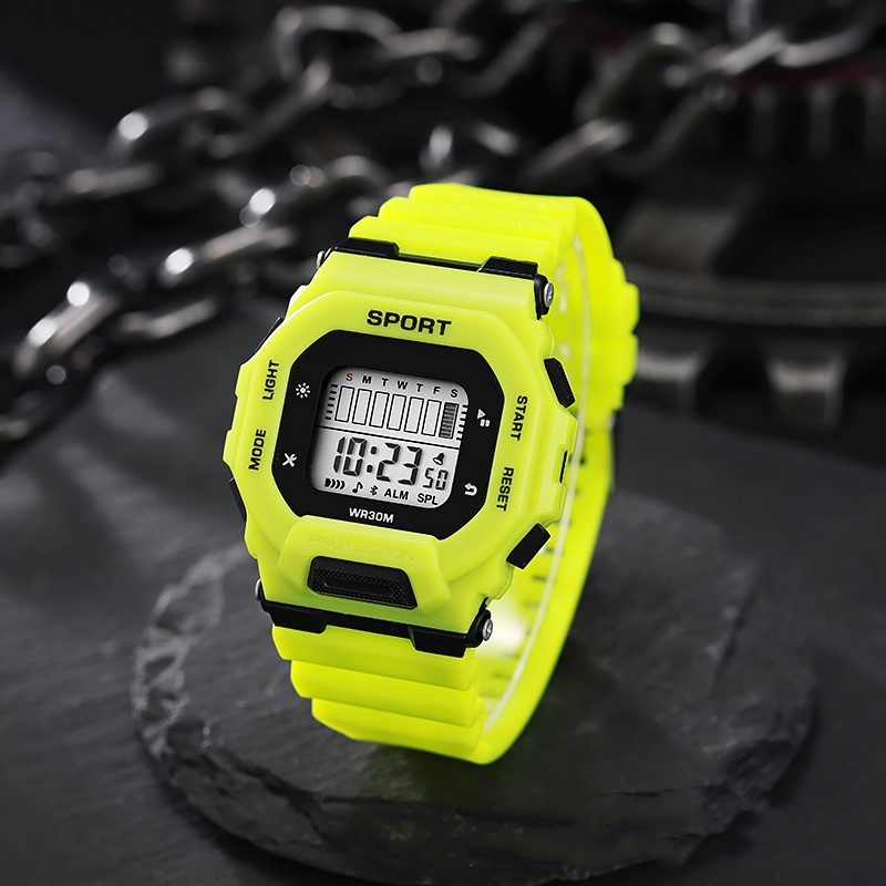 Outdoor Adventure Sports - Montre de sport pour hommes, numérique