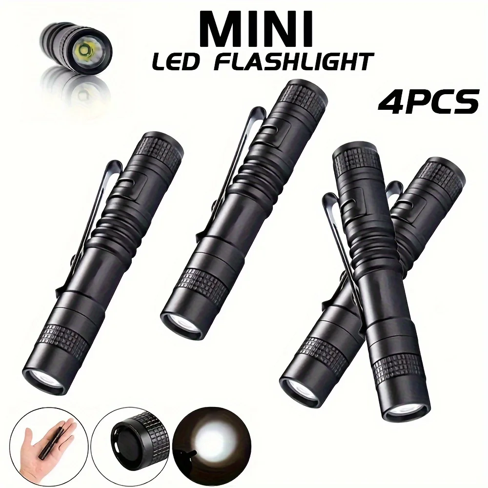 Outdoor Adventure Trips - 1-4 pièces Mini stylo LED Portable