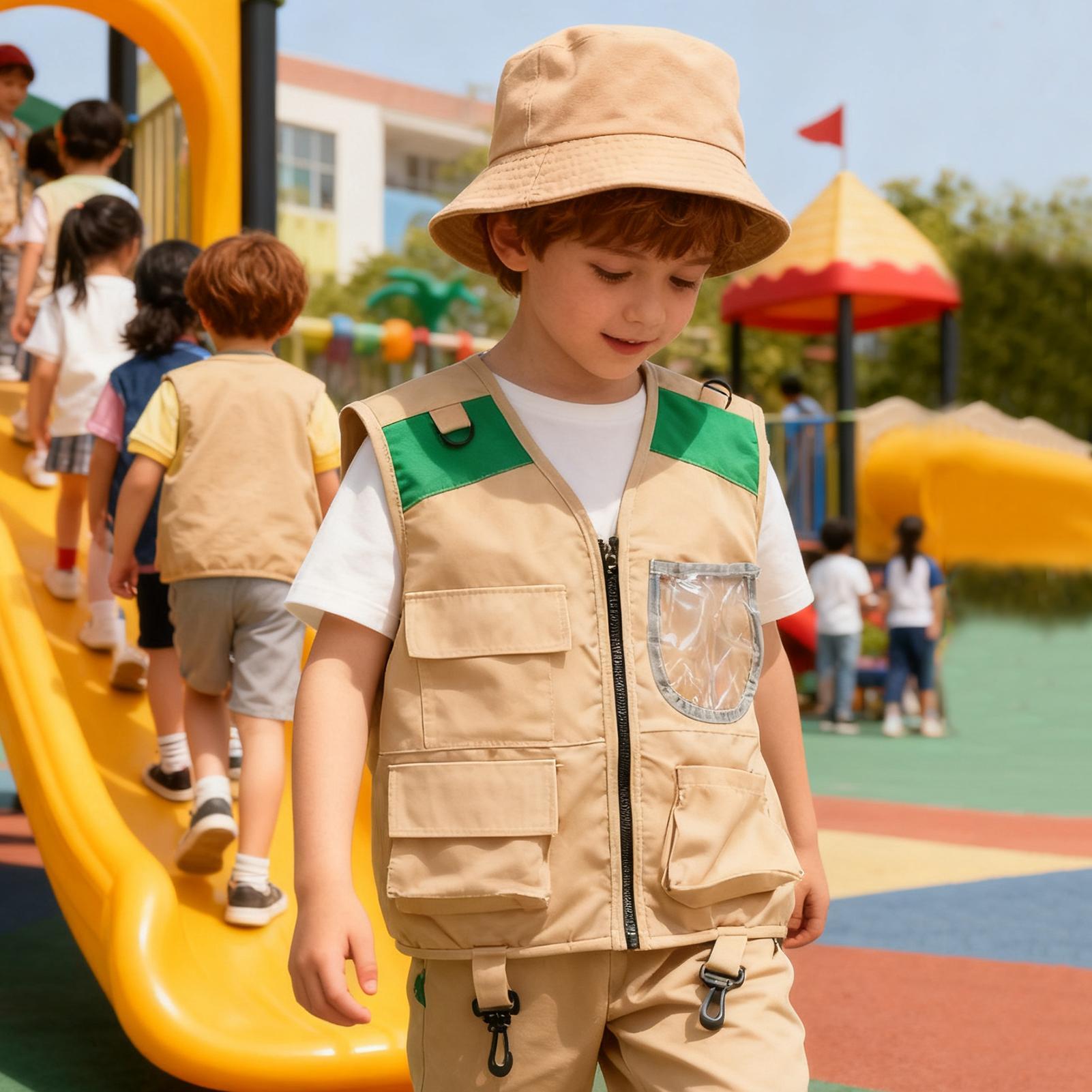 Ensemble chapeau et gilet d'ex - Outdoor Adventure Kit For Kids avis et prix