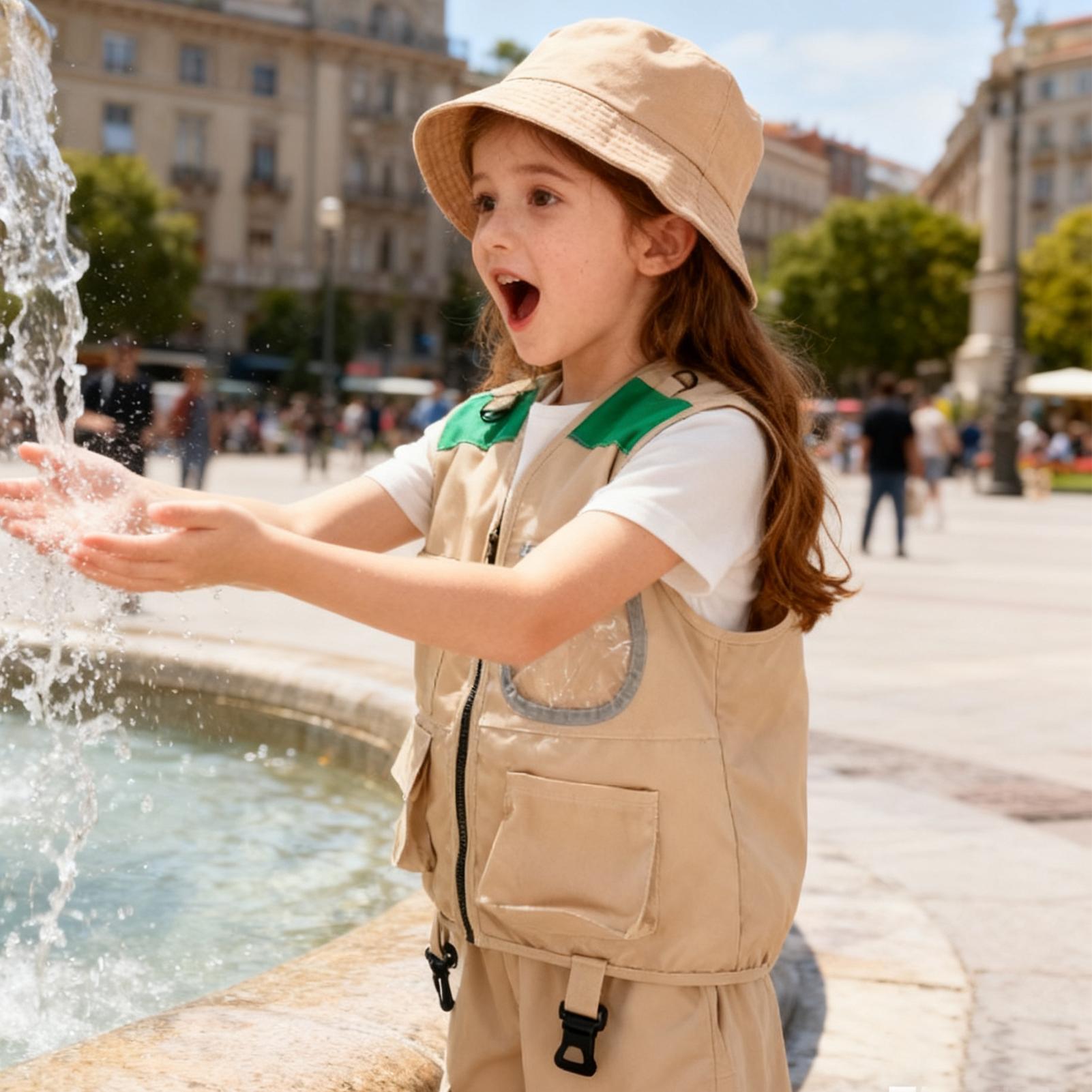 Ensemble chapeau et gilet d'ex - Outdoor Adventure Kit For Kids avis et prix
