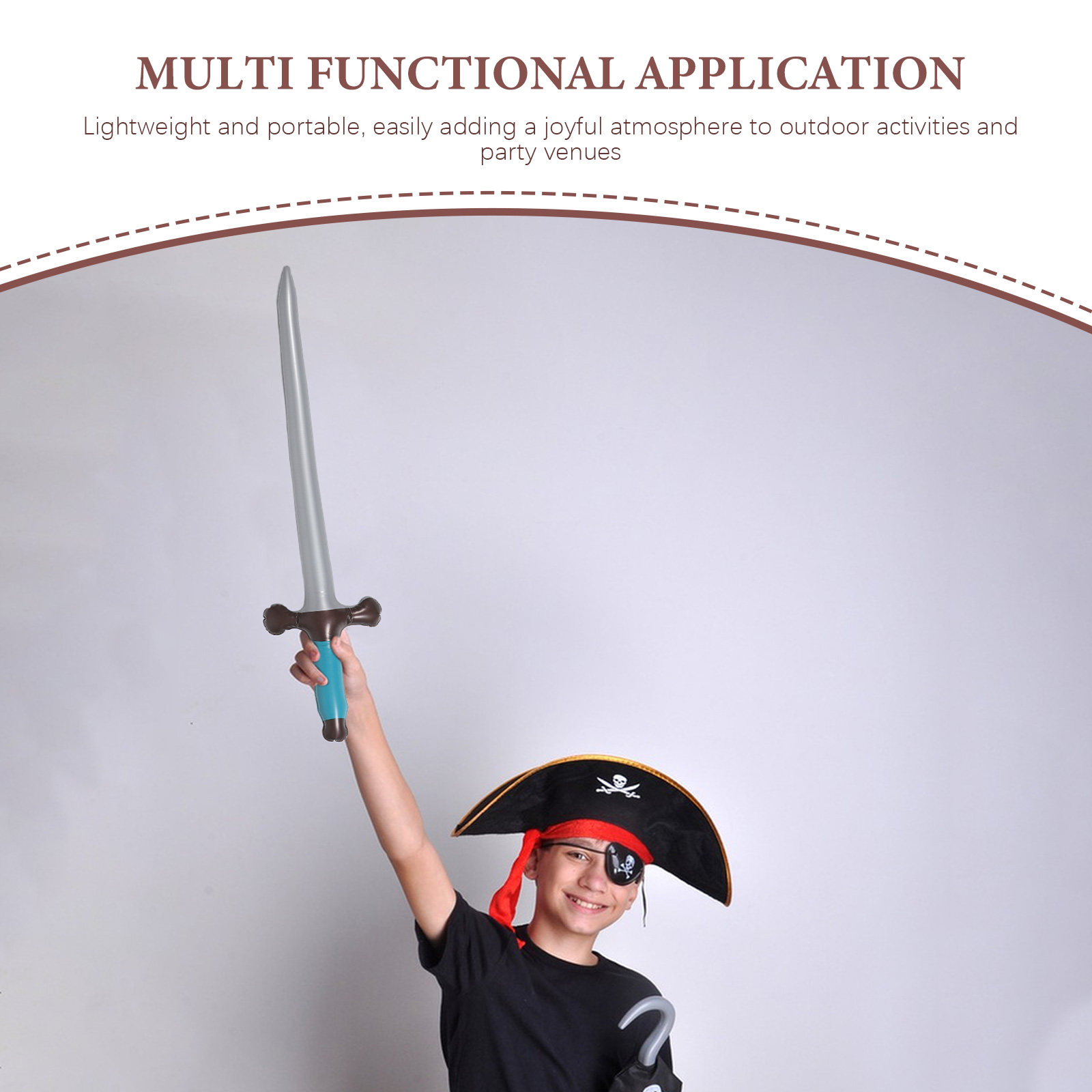 9 pièces d'épées de pirate pou - Outdoor Adventure Birthday Party avis et prix