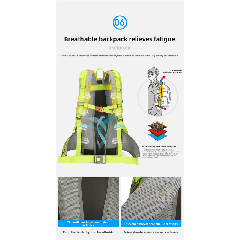 Sac à dos de randonnée AZELA 3 - Outdoor Adventure Backpack avis et prix