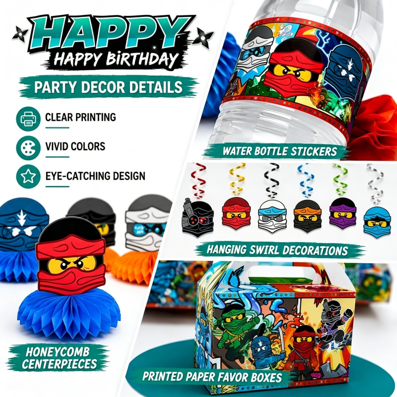 Ensemble de Décorations pour F - Outdoor Adventure Birthday Party avis et prix